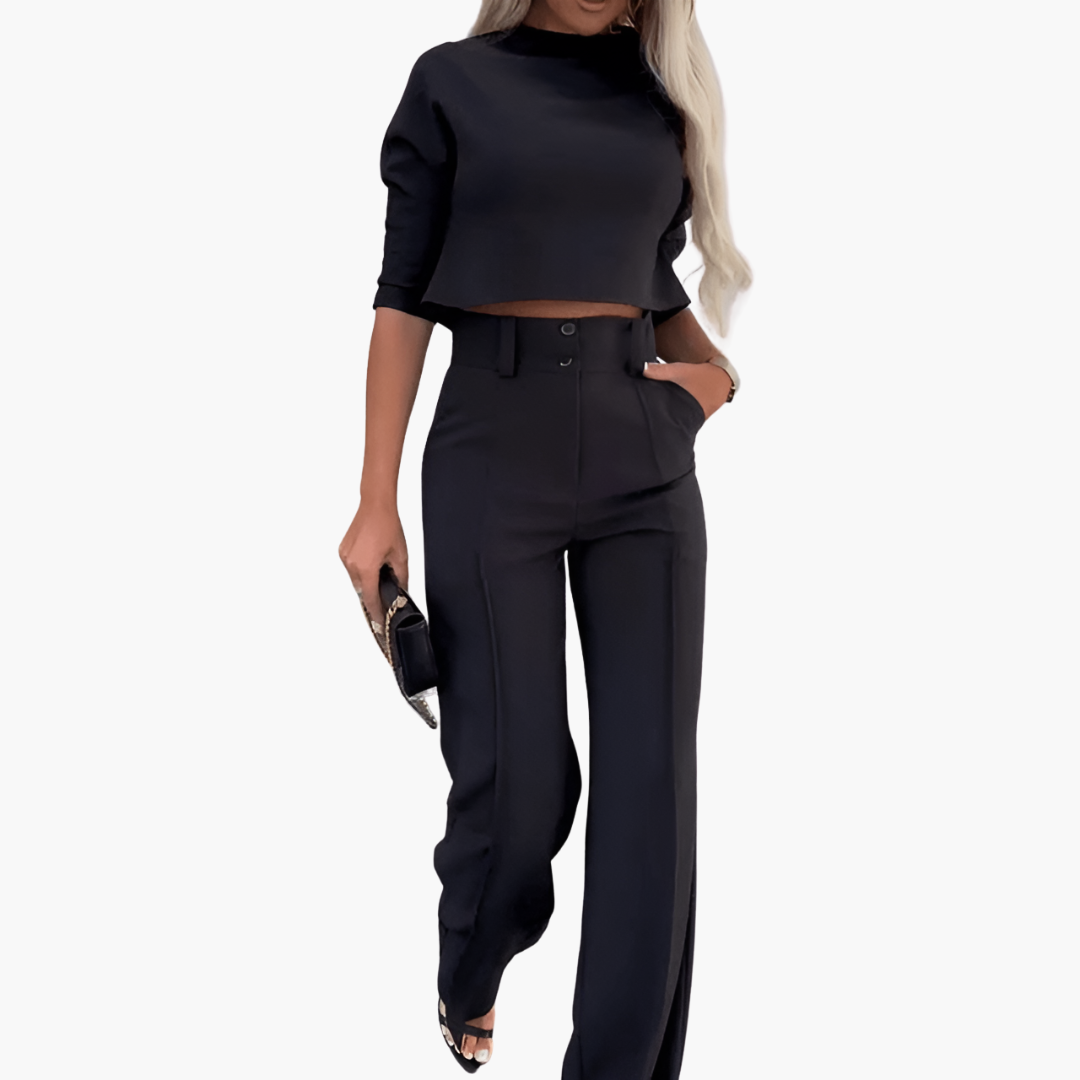 Irja™ | Elegant croptop-set för kvinnor