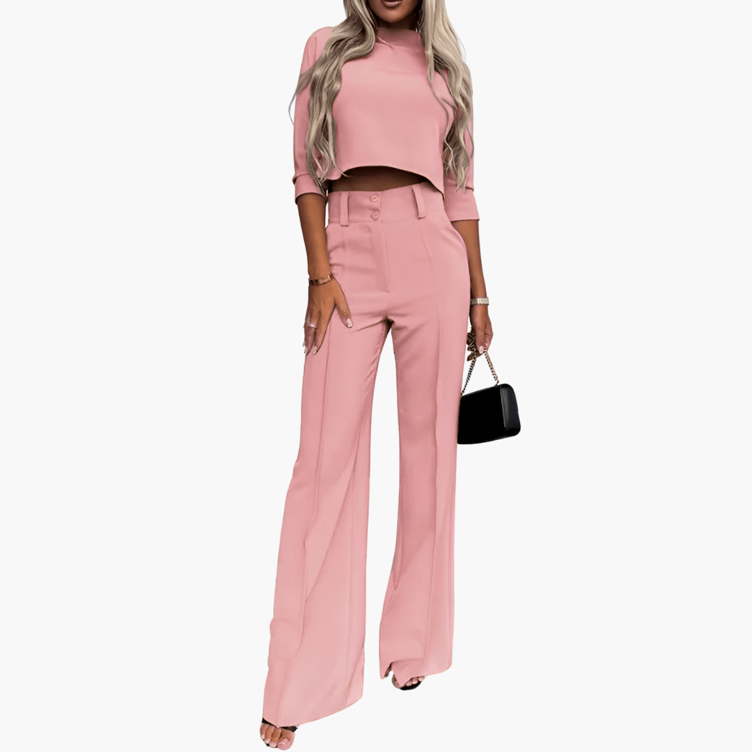 Irja™ | Elegant croptop-set för kvinnor