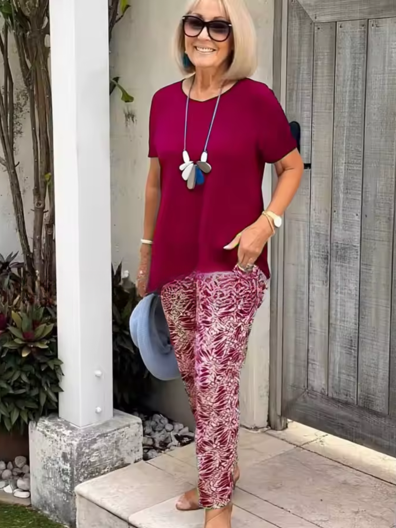 Nadja™ | Blommigt tvådelat casual-set för våren