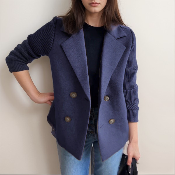 Laura™  | Lyxig stickad blazer